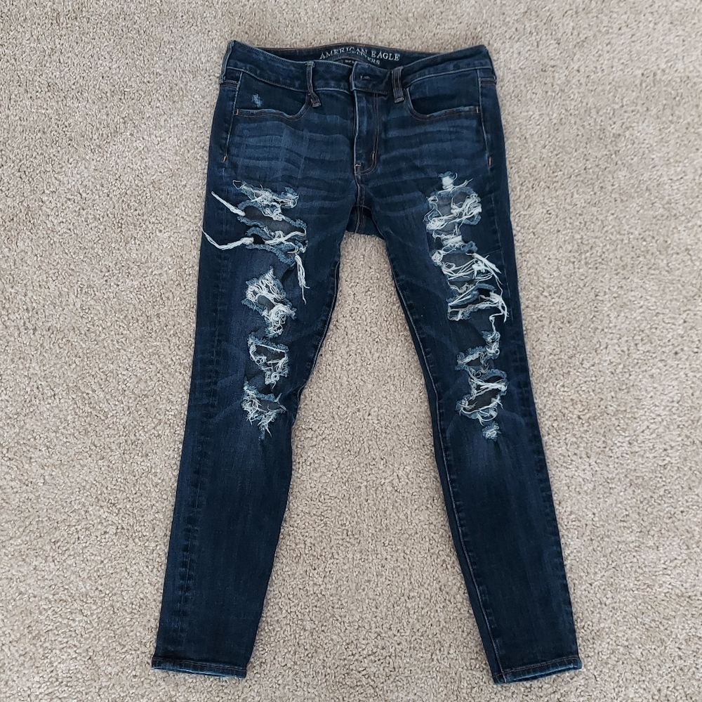 American Eagle Distressed Jeggings
